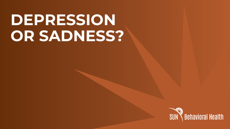 depression or sadness